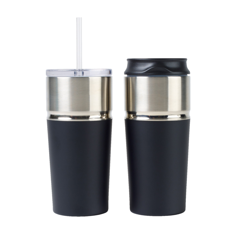Emery 2-in-1 Double Wall Stainless Tumbler