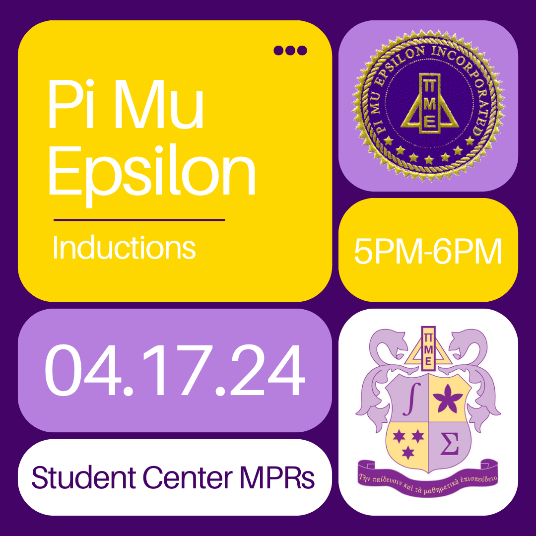 A flyer for the PME induction ceremony on april 17th, 2024