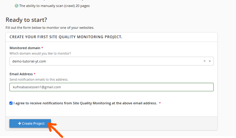 Site Quality Monitoring tool in cPanel