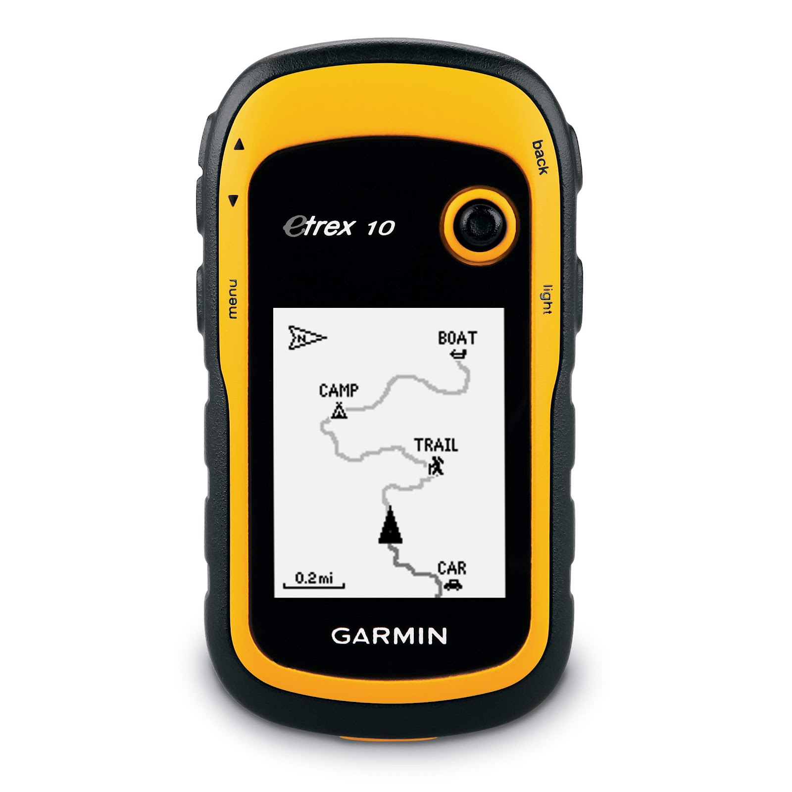 GPS Portátil Garmin eTrex eTrex 10 amarelo