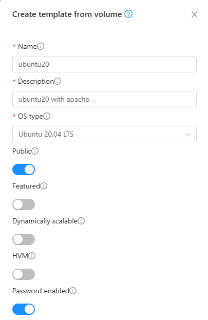 Creating Ubuntu template - StackBill Cloud Management Portal