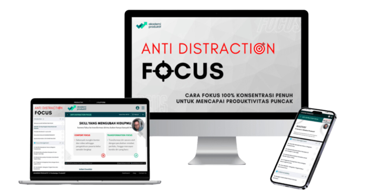 Mastery 30-Day Program “Anti Distraction Focus” 