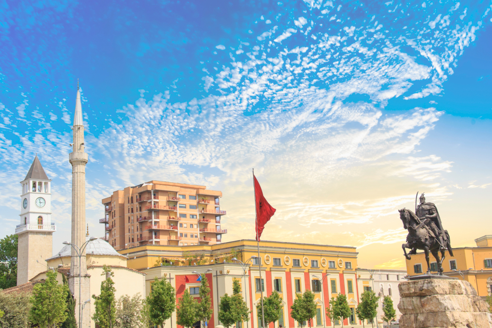 TIRANA Scanderbeg Square