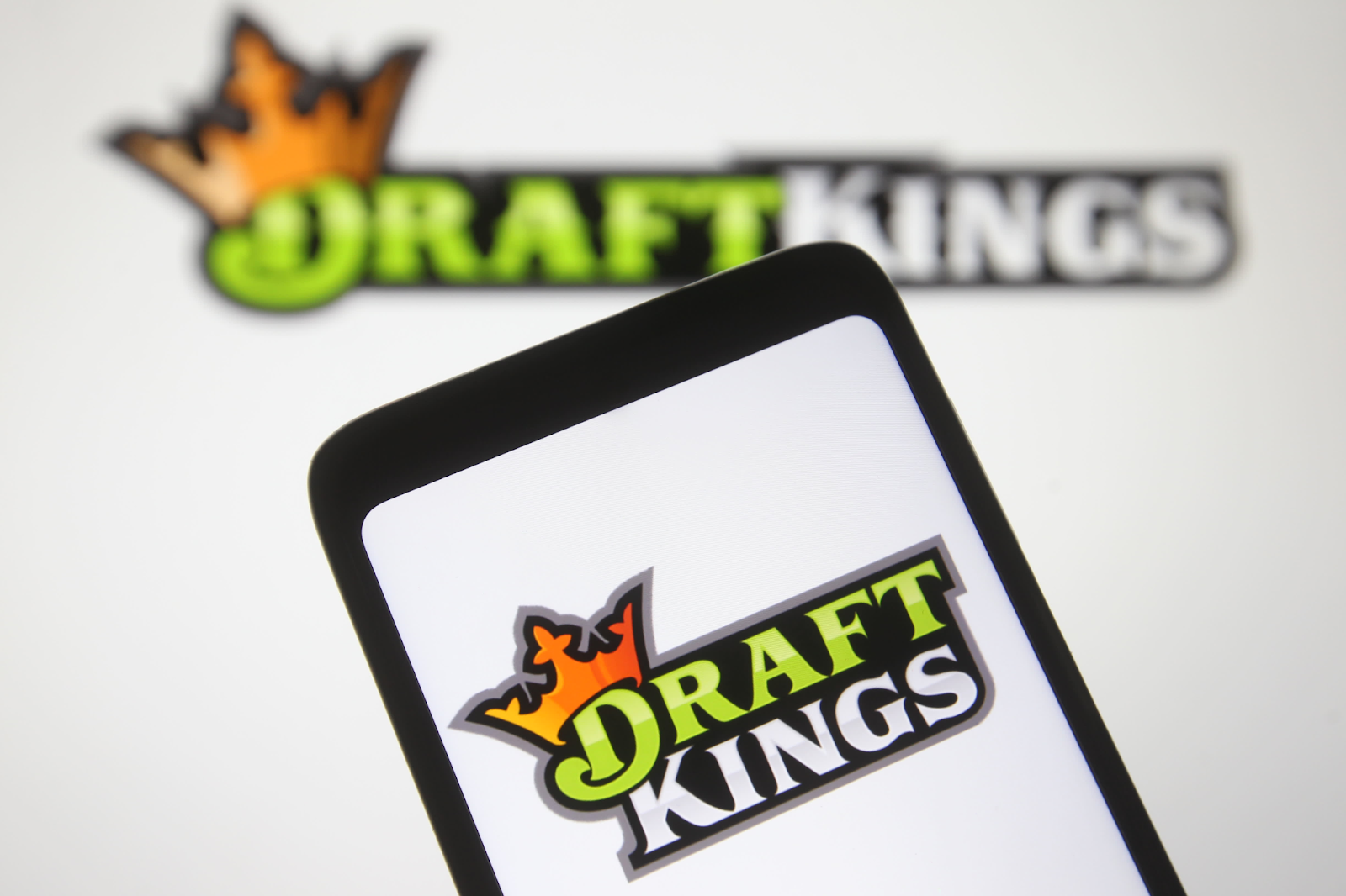 DraftKings logo on mobile