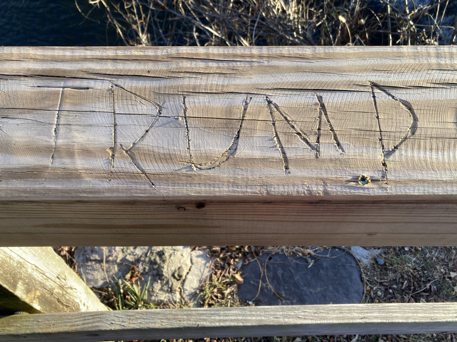 - Bucks County Beacon - Lambertville Artist Practices Creative Resistance to Transform MAGA Vandalism at a Local Park