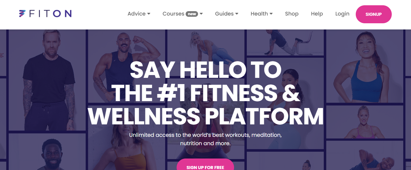 FitOn fitness app