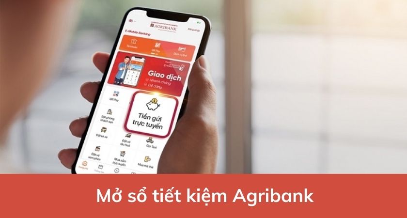 Mở sổ tiết kiệm Agribank
