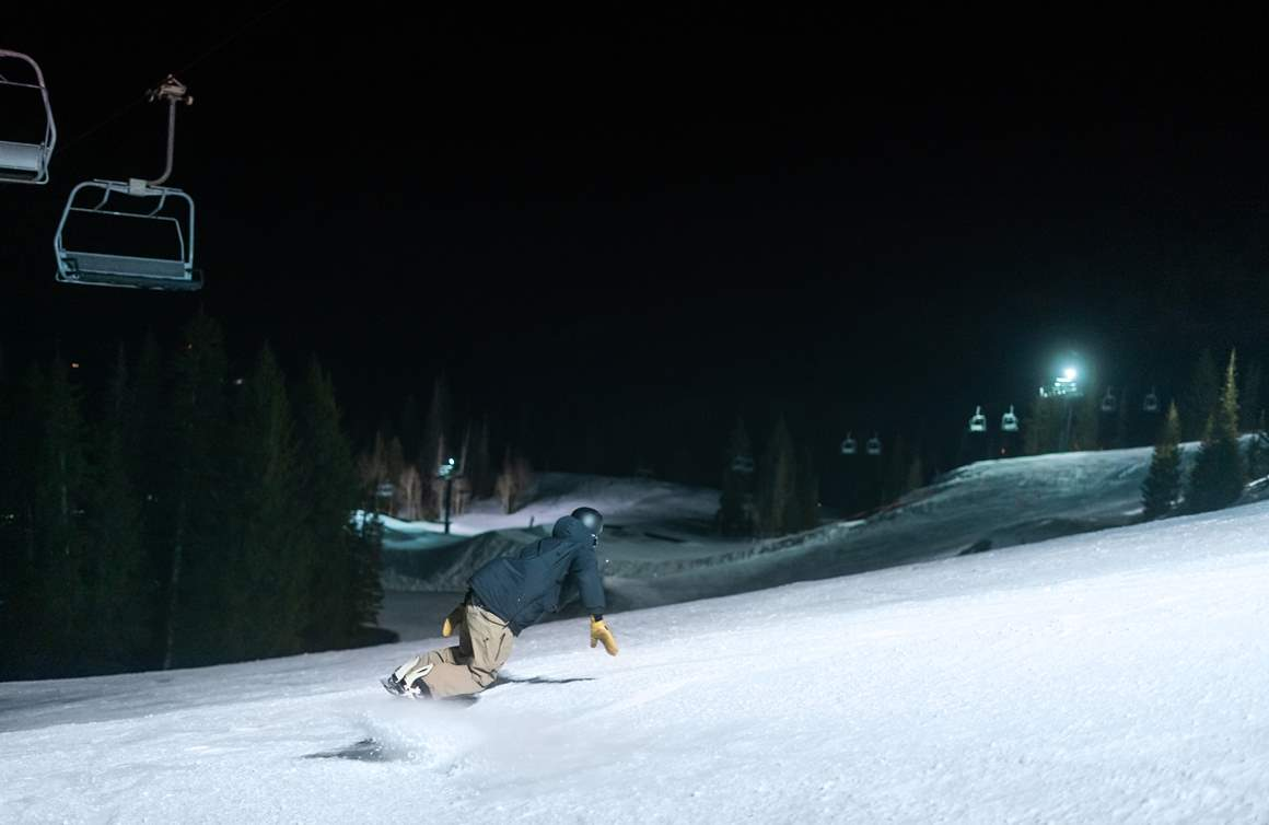 Night Snowboarding