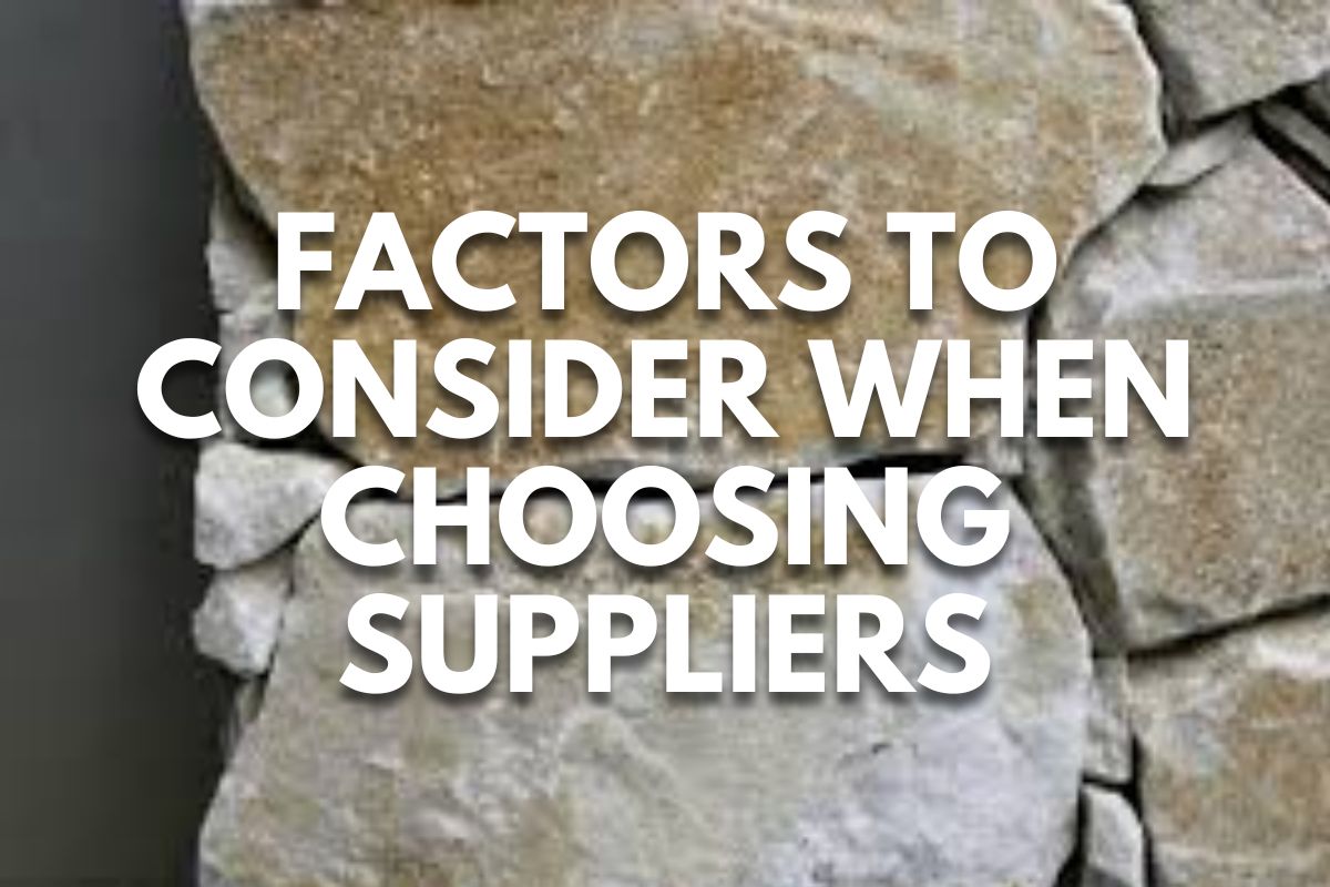 Factors to Consider When Choosing Suppliers