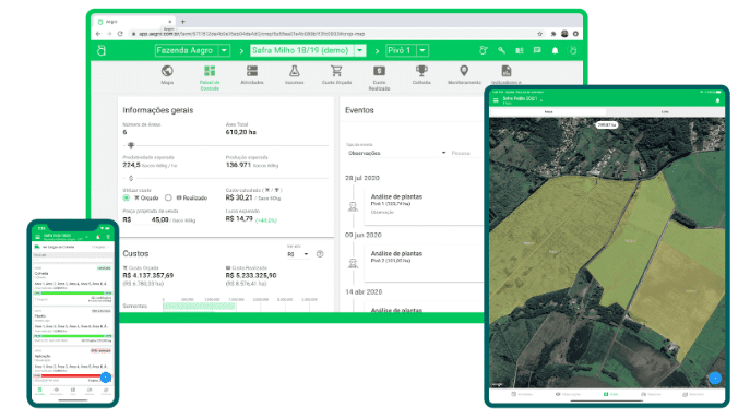 Calcular os custos de produção agrícola é possível com o Aegro