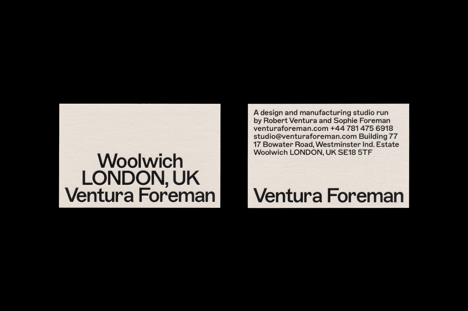 Artifact from the Unveiling Ventura Foreman's Unique Branding and Visual Identity article on abduzeedo