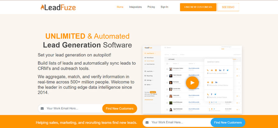 17 Best Lead Generation Tools Price Plans Softlist.io