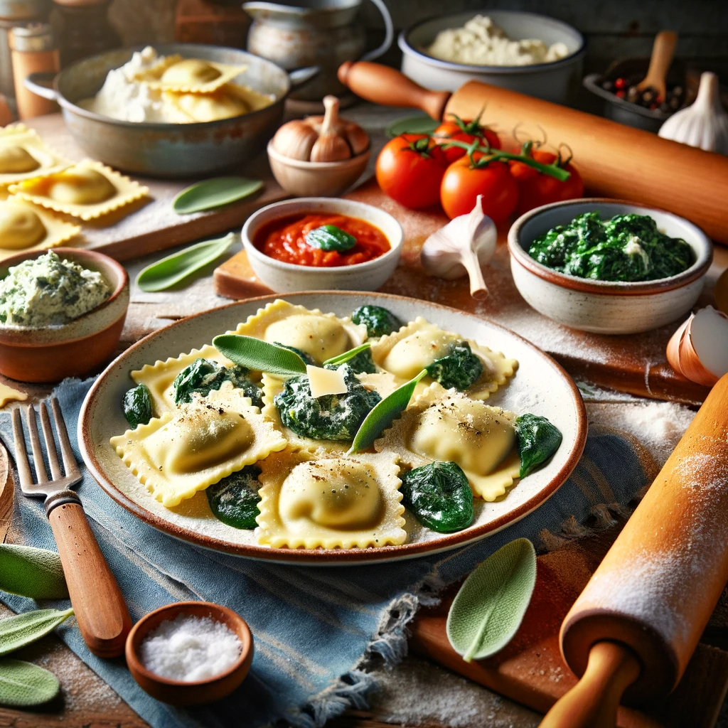 Egemen Mustafa Şener - Ravioli with Ricotta and Spinach