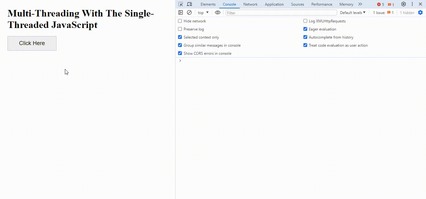 Multi-Threading With The Single-Threaded JavaScript