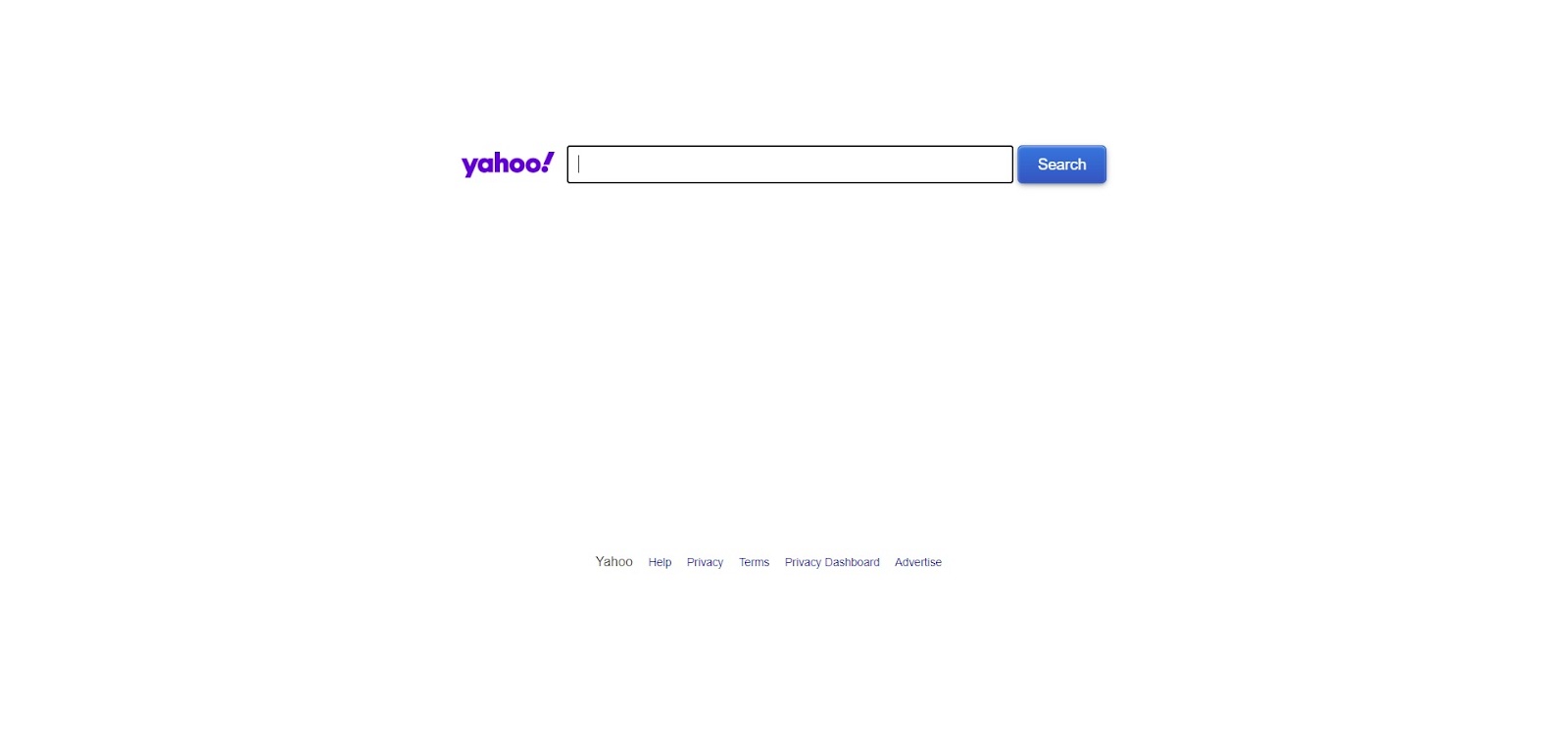 A screenshot of Yahoo Image Search's website