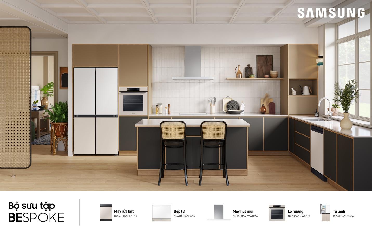 Samsung ra mắt bộ sưu tập bếp thông minh Bespoke tại Việt Nam -