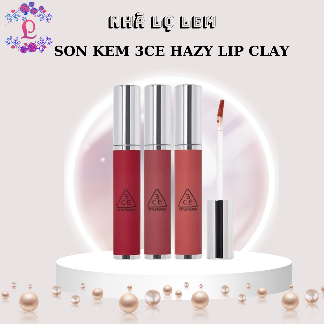 Son kem lì 3CE Hazy Lip Clay