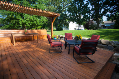 top deck layouts for your outdoor living space platform design with seating area