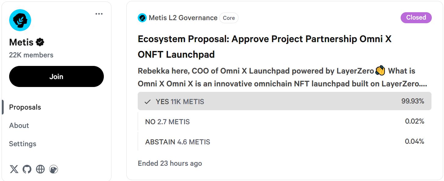 CEG trên Metis về hợp tác với OmniX