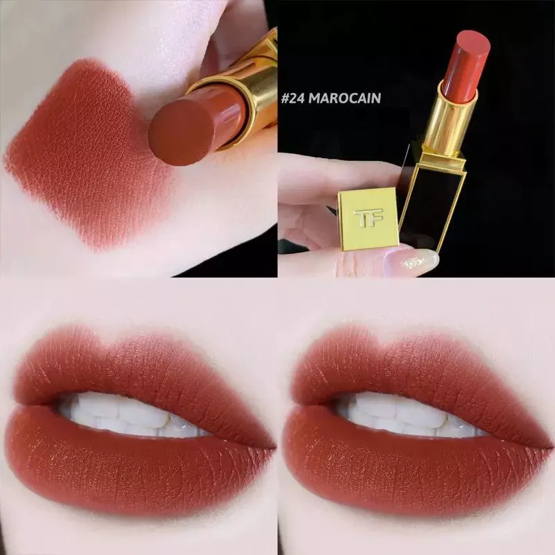 Son thỏi đỏ đất Tom Ford Lip Color Satin Matte 24 Marocain