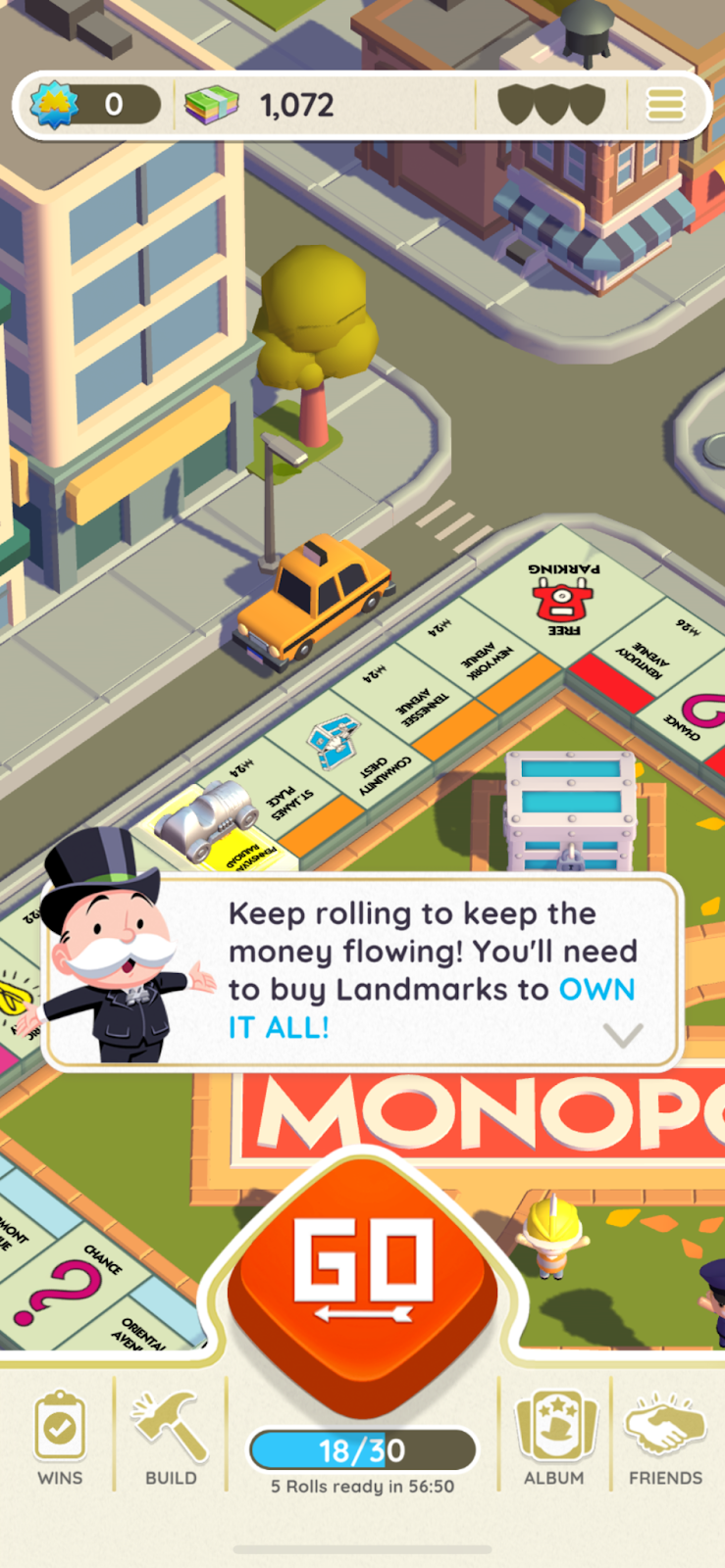The features classic monopolyg gameplay mechanics with a lot of innovation