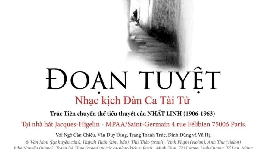 Affiche vở nhạc kịch "Đoạn Tuyệt" của Trúc Tiên.