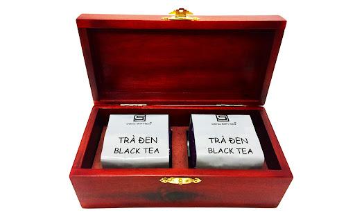 Trà Đen Hộp gỗ 200g - Dong Son Tea