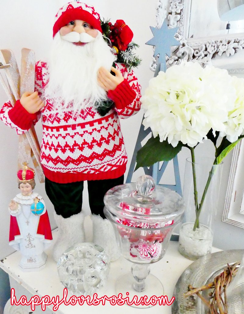 large father christmas ornament