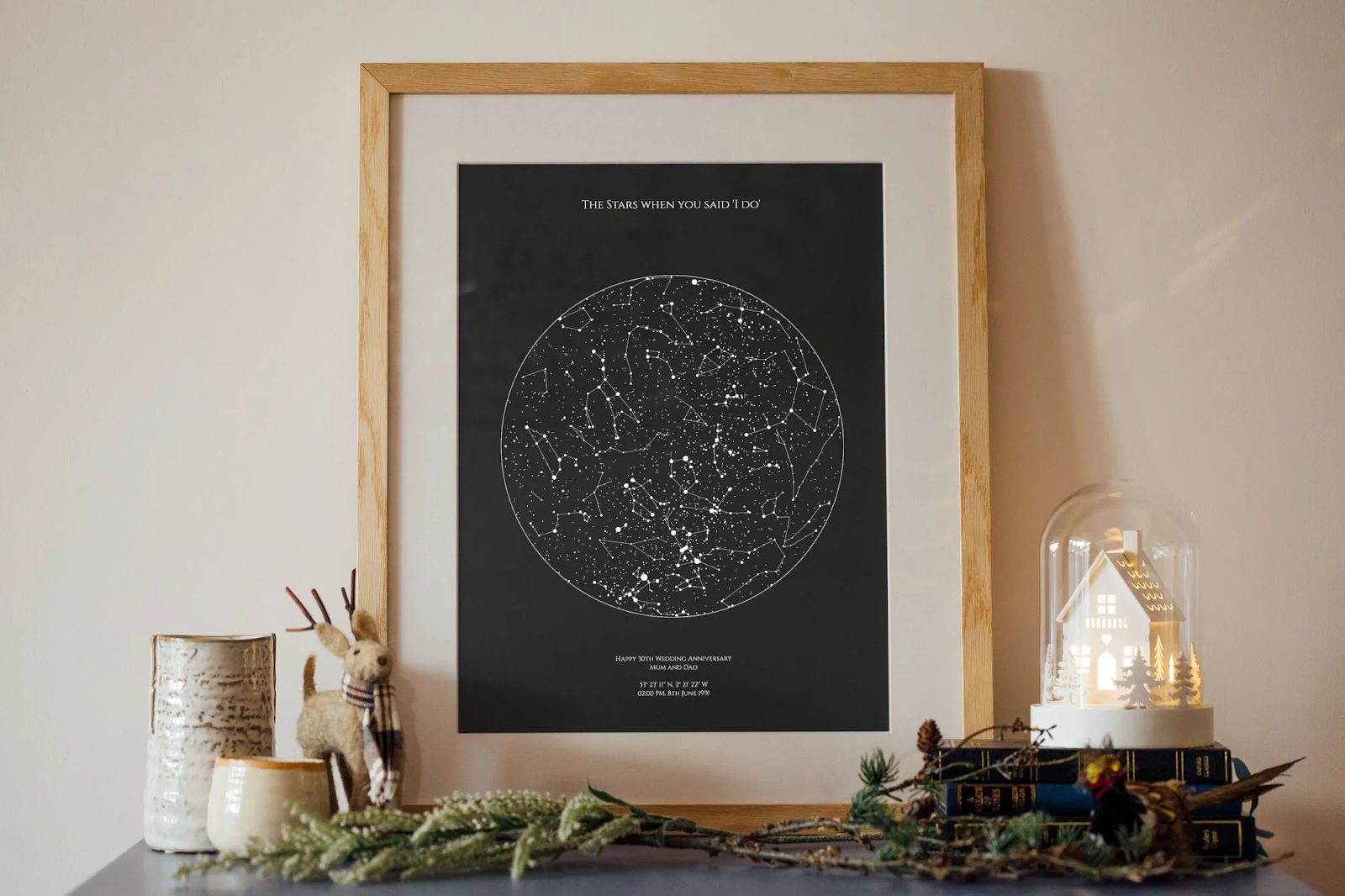 Customised Star Map - Birthday Gifts for Guy Best Friend
