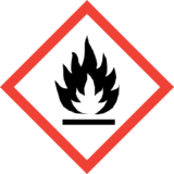 flammable warning sign