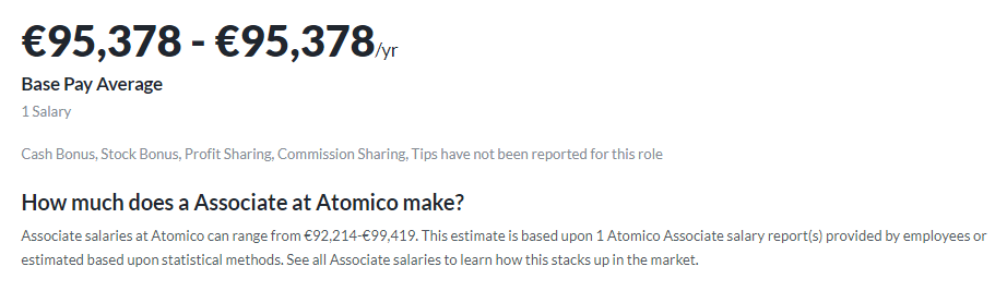 Atomico salary