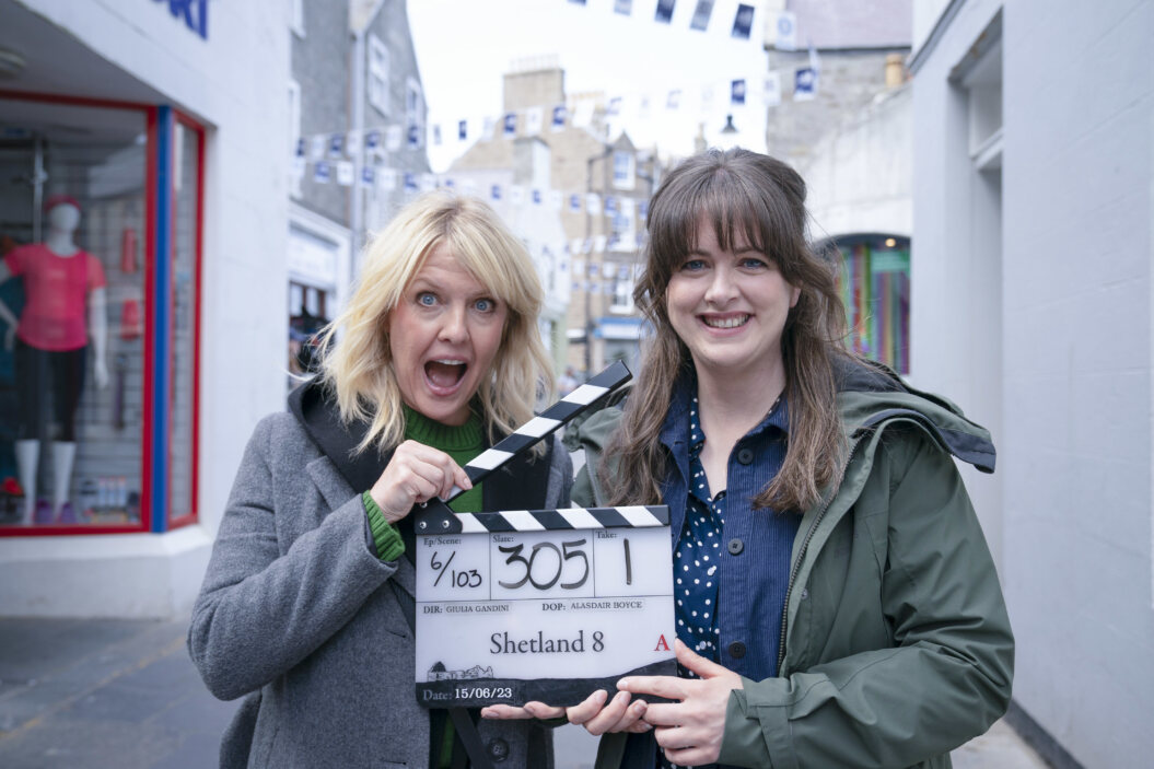 DI Ruth Calder (Ashley Jensen);DI 'Tosh' McIntosh (Alison O'Donnell). Photo: BBC/Silverprint Pictures/Jamie Simpson.