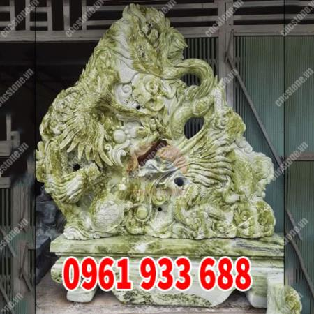 Phù điêu đá xanh ngọc