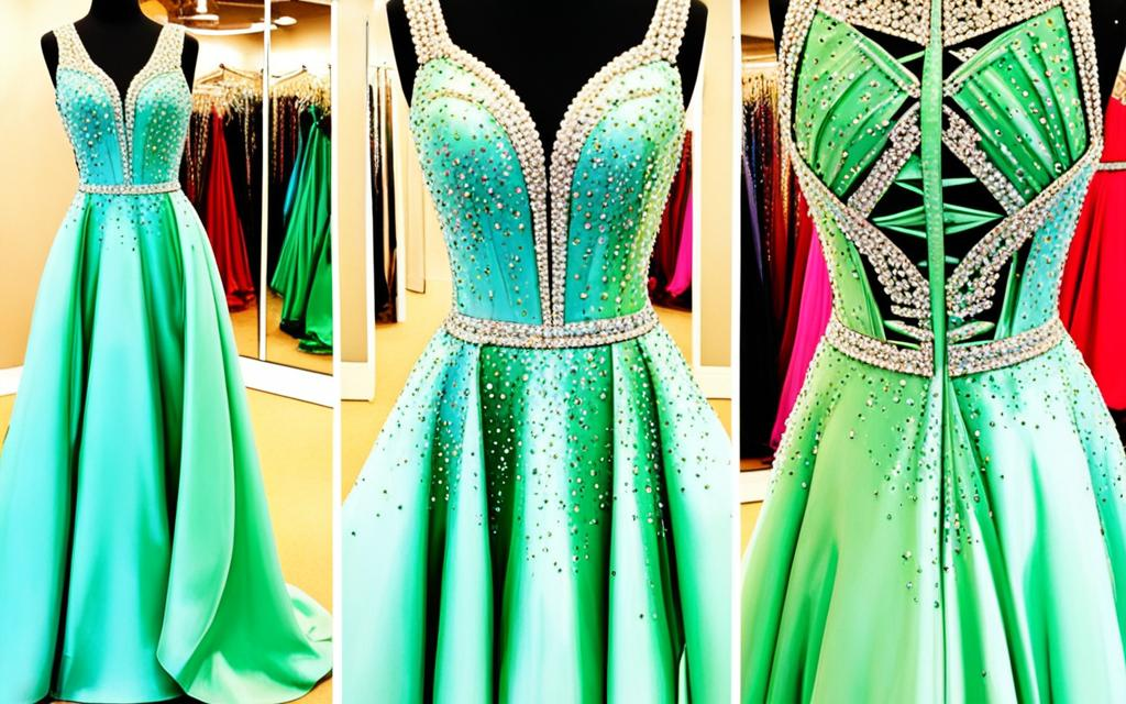 Sherri Hill Green Prom Dress