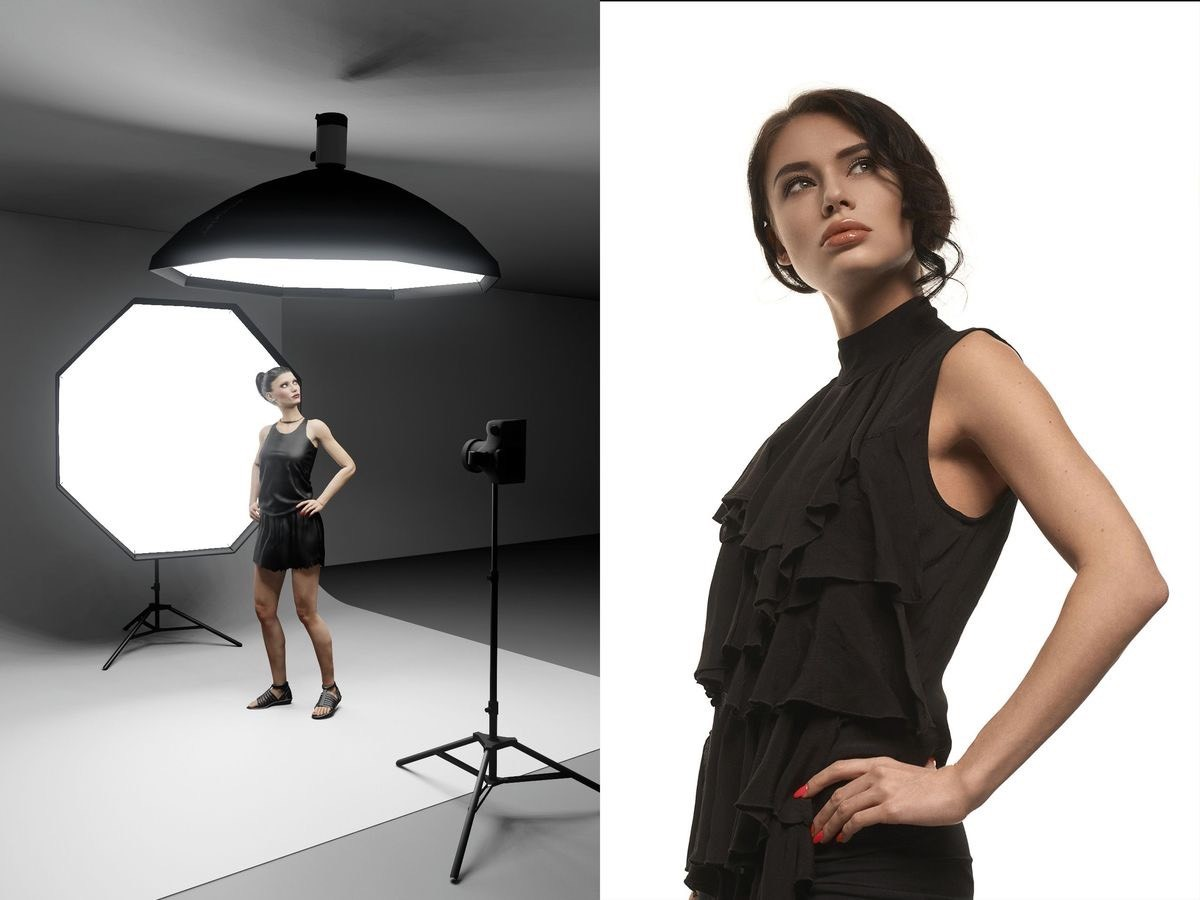 Softbox giúp bức ảnh không gây ra những bóng đen hay điểm sáng gắt