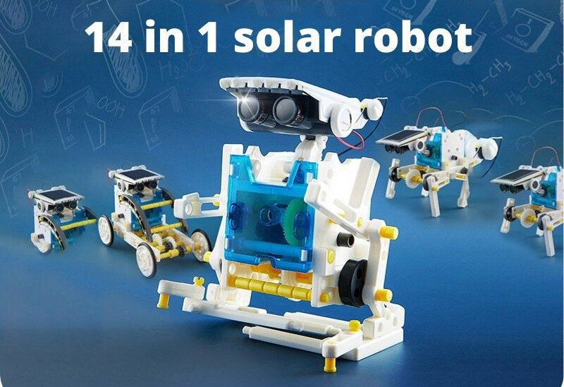  Bộ Robot lắp ghép năng lượng mặt trời 14 In 1