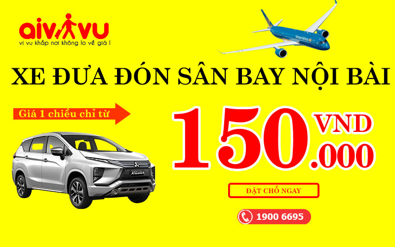 Taxi sân bay Nội Bài - dịch vụ xe đưa đón đi Nội Bài giá rẻ