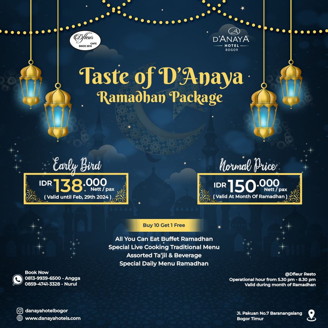 hotel untuk tempat bukber D’Anaya Hotel Bogor