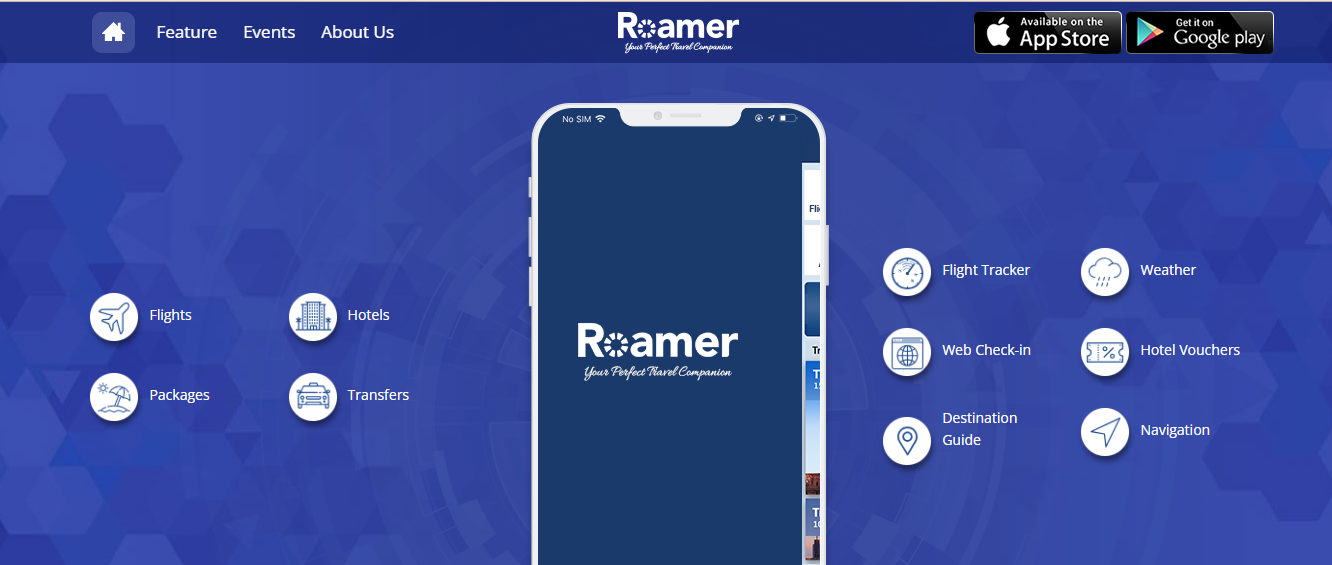 Roamer travel app