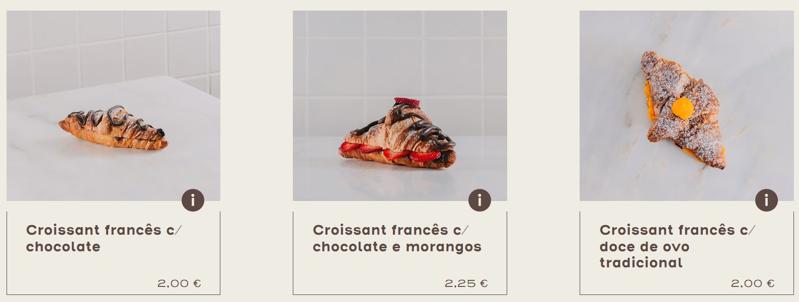 Croissant francês - A Padaria Portuguesa - BVML