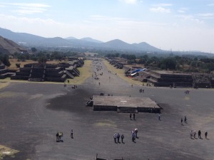 View from the pyramid of the moon - Teotihuacan
