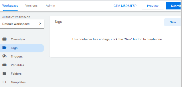 Create New tag in GTM to fire every time someone lands on a 404 error page