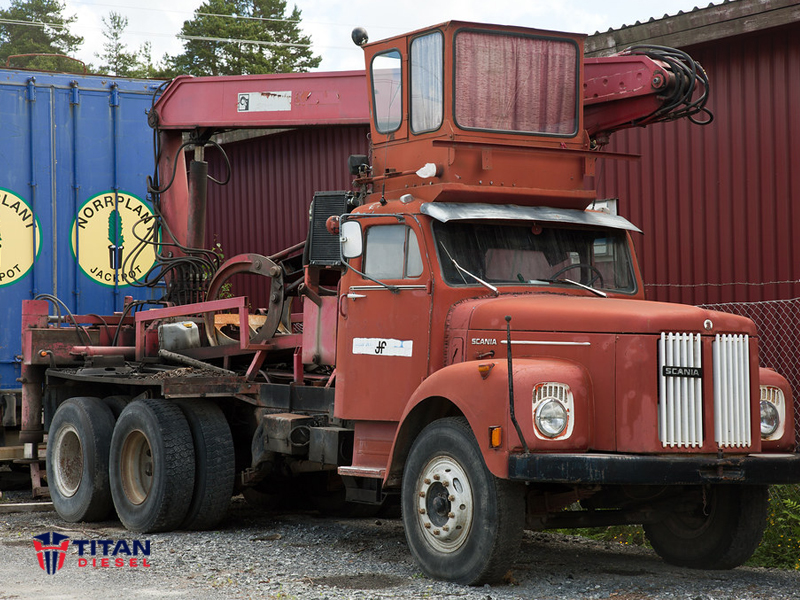 old scania truck