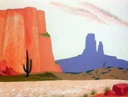 Background of Coyote and Road Runner ...