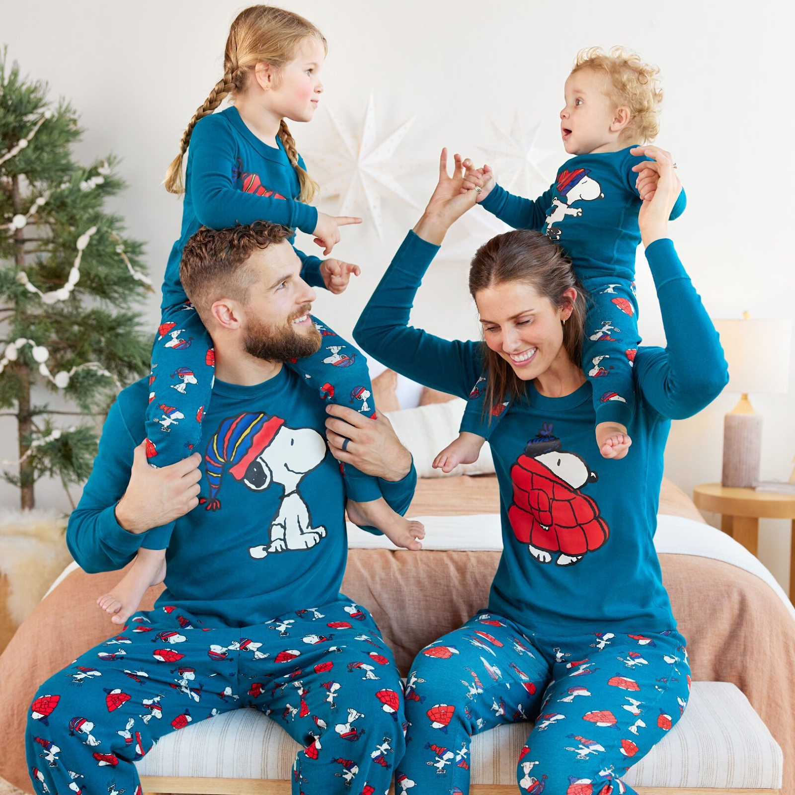 When choosing sizes, consider the fit and comfort, as these pajamas are not just for a single morning but for every chilly evening leading up to the big day