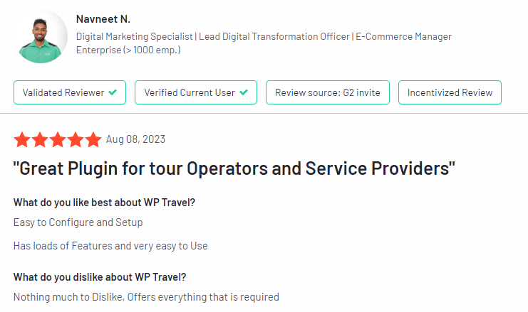 WP Travel Reviews: WordPress Travel Plugin (2024)