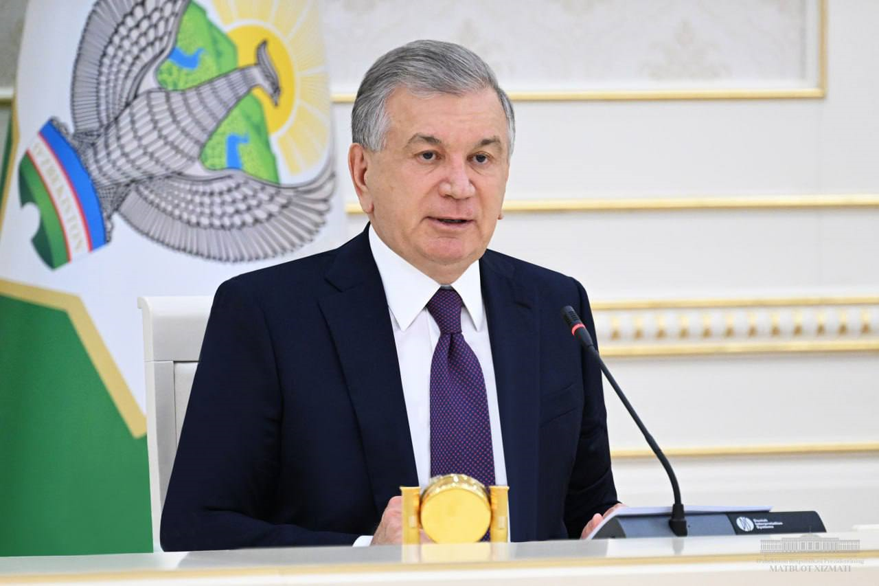 Le président de l'Ouzbékistan Shavkat Mirziyoyev