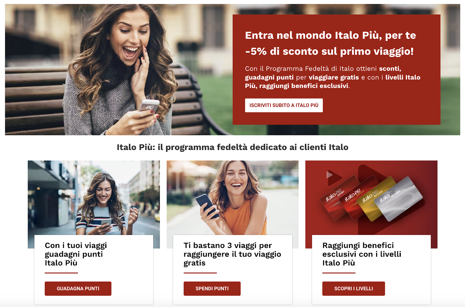 Best Italian loyalty programs: Italo.