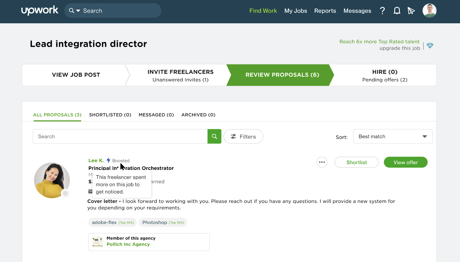 Project Bidding and Proposals with Upwork