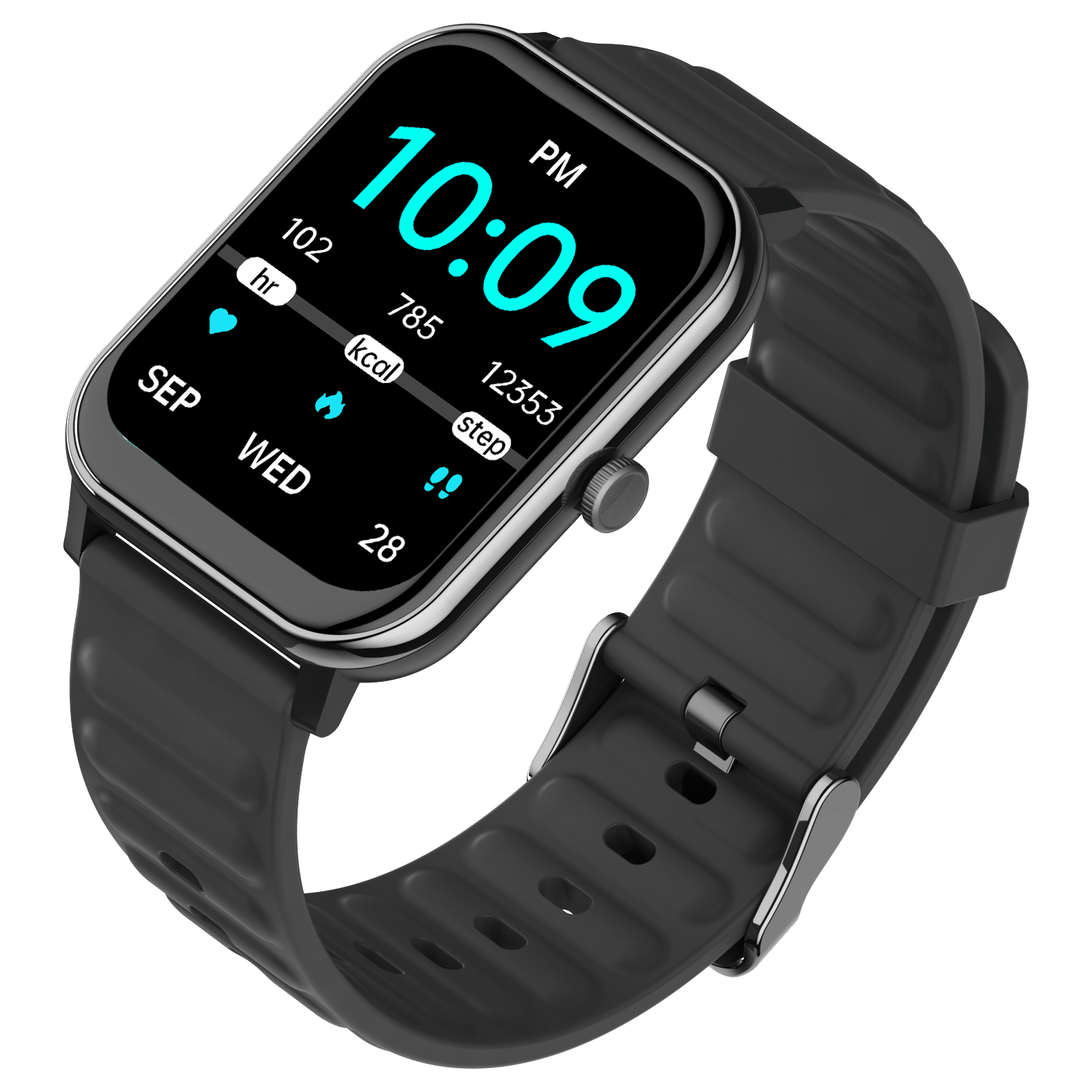 Croma Stride Smartwatch with Bluetooth Calling (48mm IPS Display, IP68 Sweat Resistant, Black Strap)_4